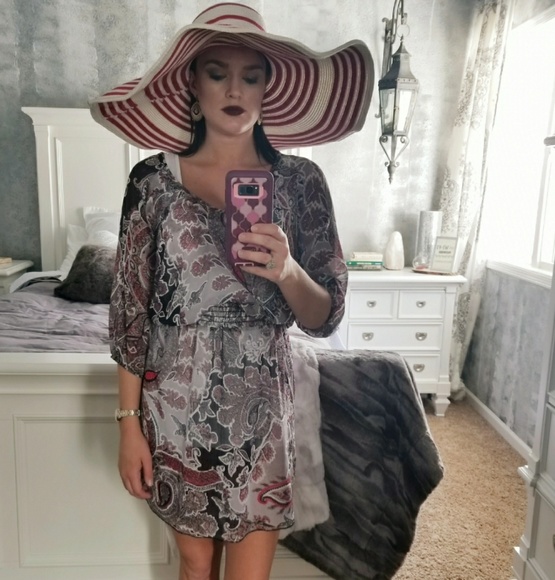 KLD Signature Dresses & Skirts - Nordstrom's KDL Signature Paisley Dress Size M